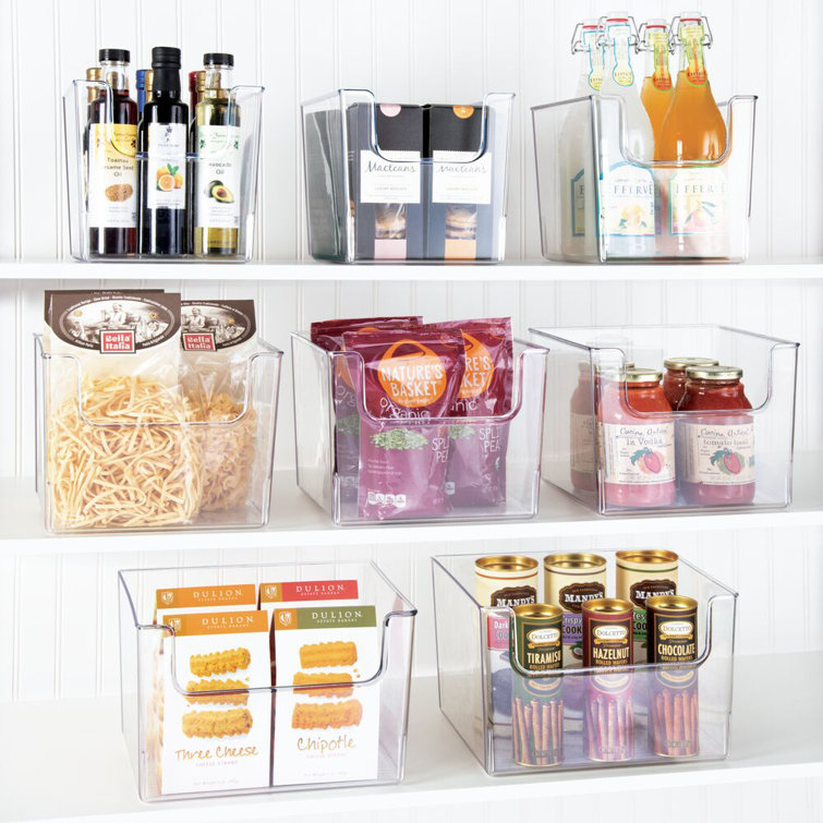 Rebrilliant Kitchen Plastic Storage Organizer Bin With Open Front 4